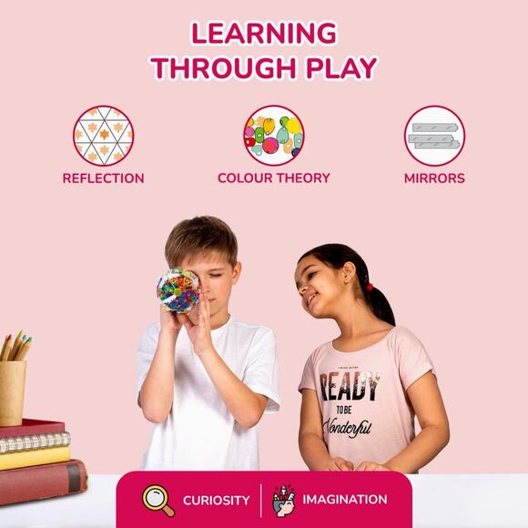 NEW Smartivity Kaleidoscope Toy Kit DIY Fun Educational Learning STEM Science 6+ - Picture 4 of 12